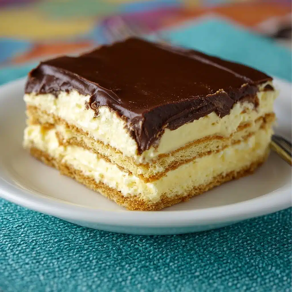No-Bake Chocolate Eclair Dessert Recipe - Recipe Image