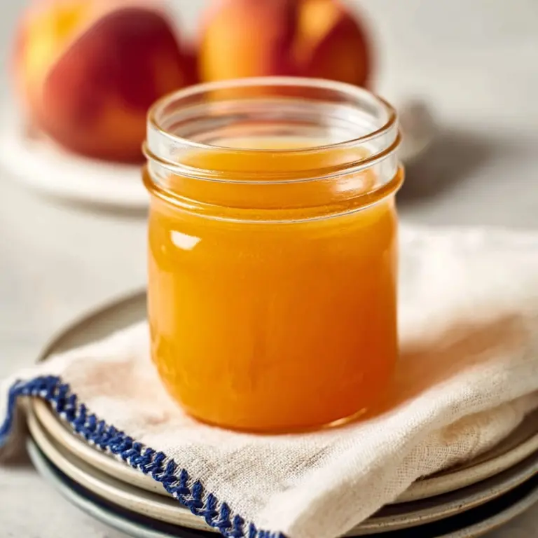 Peach Simple Syrup Recipe