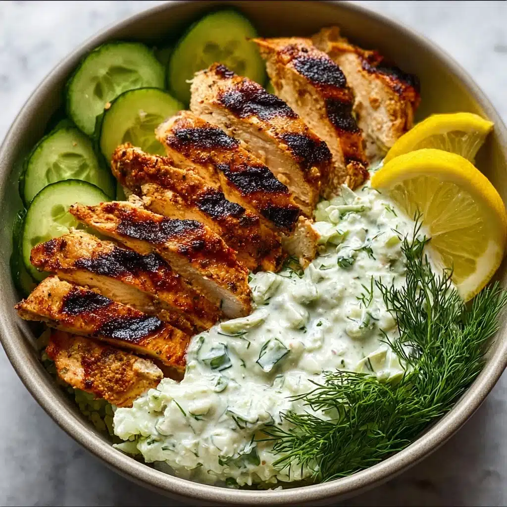 Chicken Tzatziki Bowls Recipe