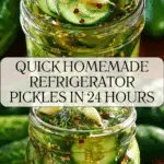 Quick Refrigerator Pickles Tangy and Flavorful Delight Recipe