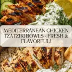 Chicken Tzatziki Bowls Recipe