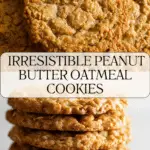 Peanut Butter Oatmeal Cookies Recipe