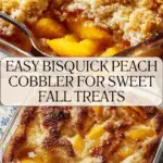 Quick and Easy Bisquick Peach Cobbler Recipe