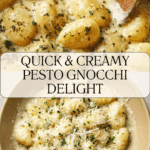 Creamy Pesto Gnocchi Recipe