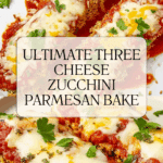 Three Cheese Zucchini Parmesan Recipe