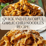 Noodles: Recipe