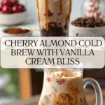 Cherry Almond Cold Brew with Vanilla Bean Cream Recipe