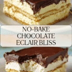 No-Bake Chocolate Eclair Dessert Recipe