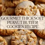 Gourmet Thick Soft Peanut Butter Cookies Recipe