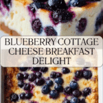 Blueberry Cottage Cheese Breakfast Bake Recipe