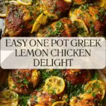 One Pot Greek Lemon Chicken for 4-Star Flavor Packed Meals Recipe