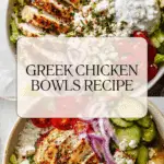 Greek Chicken Bowls Recipe