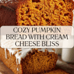 Pumpkin Bread with Cream Cheese Frosting Recipe