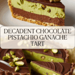 Chocolate Pistachio Ganache Tart Recipe
