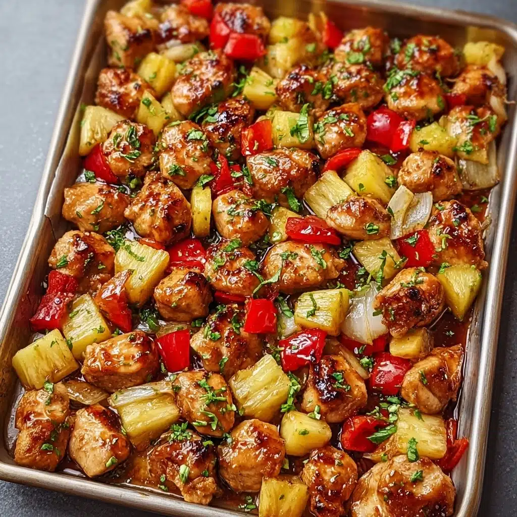 Hawaiian Chicken Sheet Pan Recipe - Recipe Image