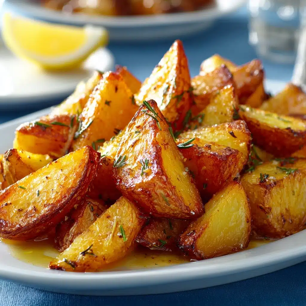 arlic Roasted Potatoes (Patates fournou) Recipe - Recipe Image