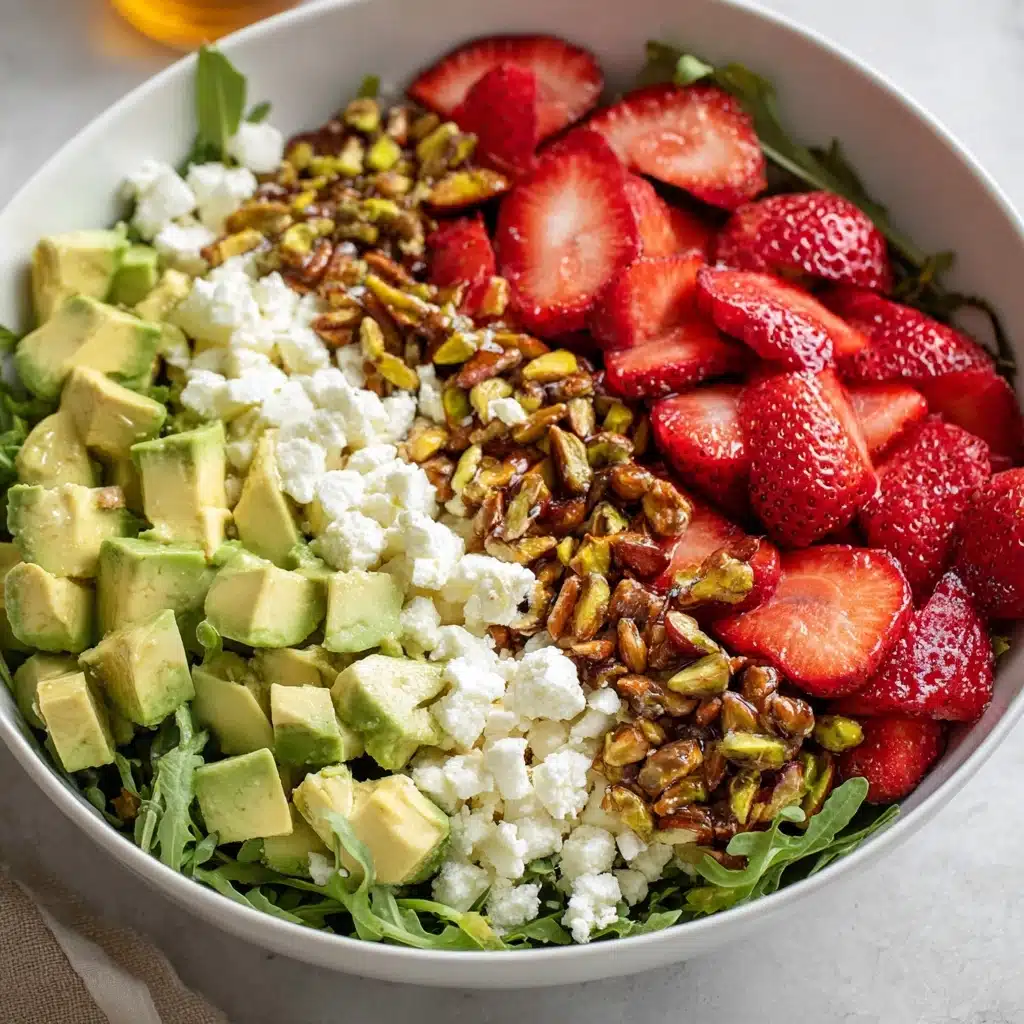 Strawberry Crunch Salad with Champagne Vinaigrette Recipe - Recipe Image