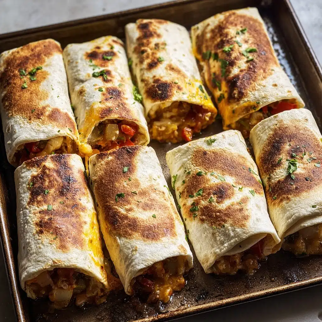 Easy & Tasty Sheet Pan Breakfast Burritos Recipe - Recipe Image