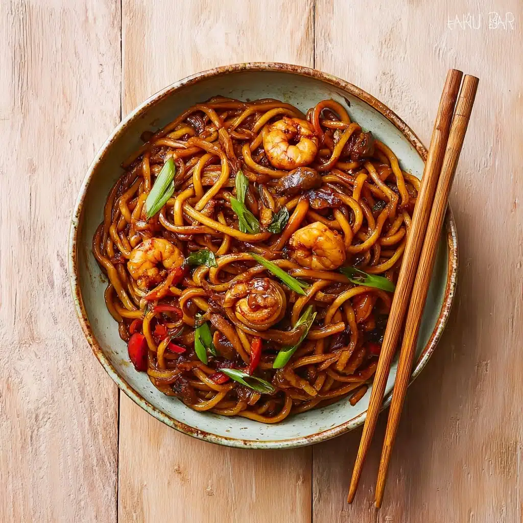 Yaki Udon (Japanese Stir Fries Udon Noodles) Recipe