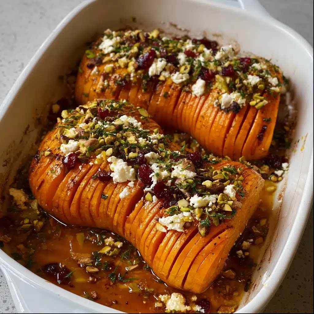 hasselback butternut squash with feta Recipe - Recipe Image