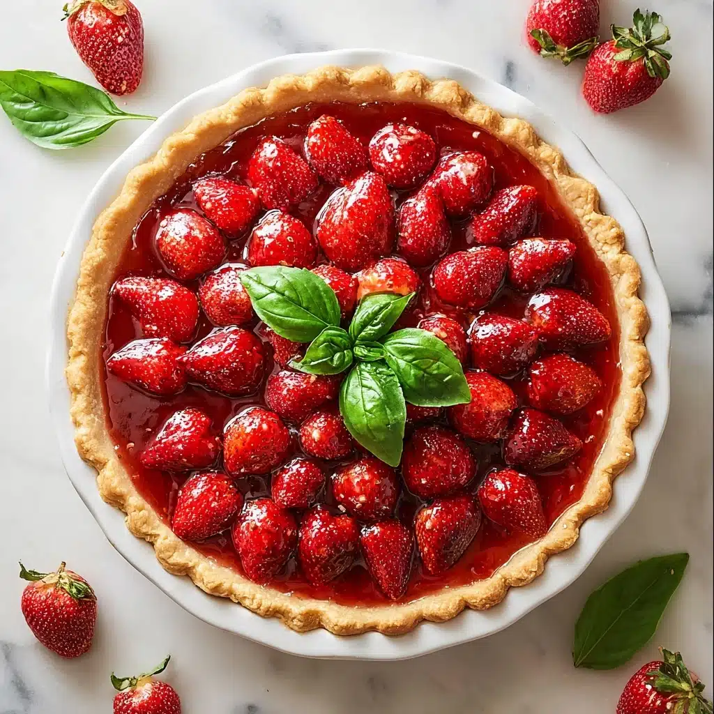 Sun-Kissed Strawberry Pie: A Summer Classic with a Twist Recipe - Recipe Image
