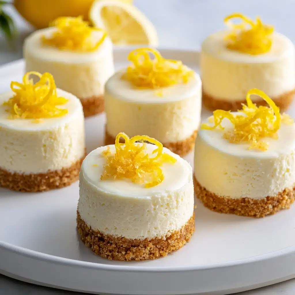 Citrus-Infused No-Bake Mini Cheesecakes Recipe - Recipe Image