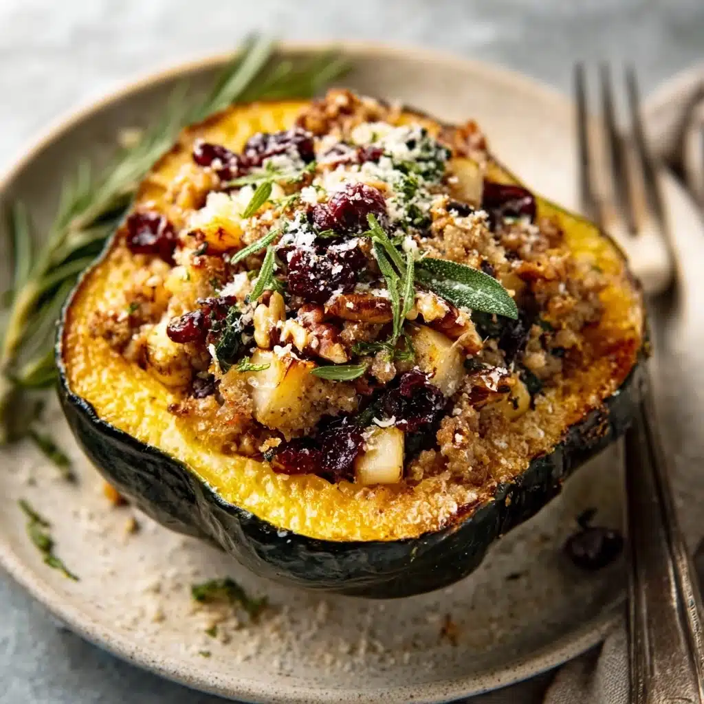 Sausage-Stuffed Acorn Squash Recipe - Recipe Image