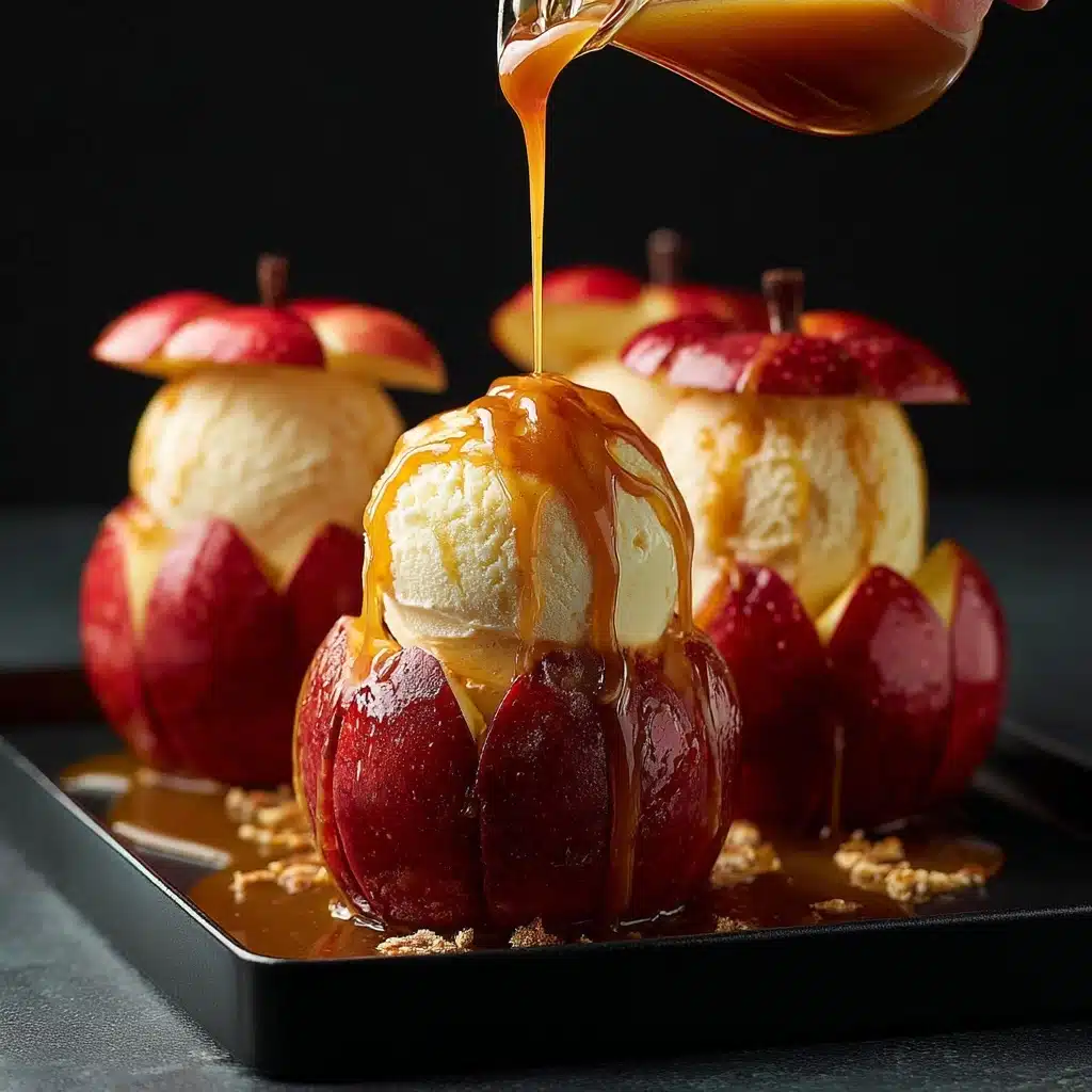 Caramel-Stuffed Bloomin' Apples Recipe - Recipe Image