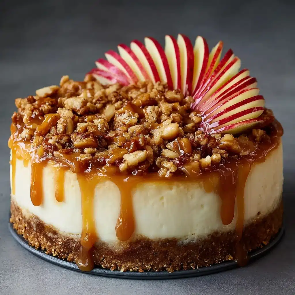 Apple Crumble Cheesecake Recipe - Recipe Image