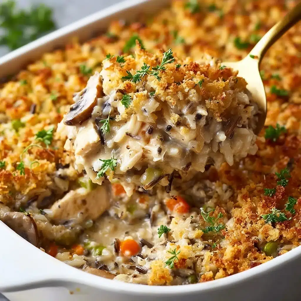 Chicken Wild Rice Casserole Recipe - Recipe Image