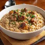 One Pan Smothered Chicken and Rice Recipe