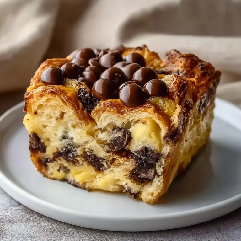Decadent Chocolate Croissant Breakfast Bake Recipe