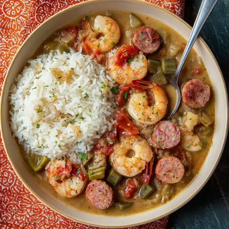Easy Shrimp & Sausage Gumbo Recipe