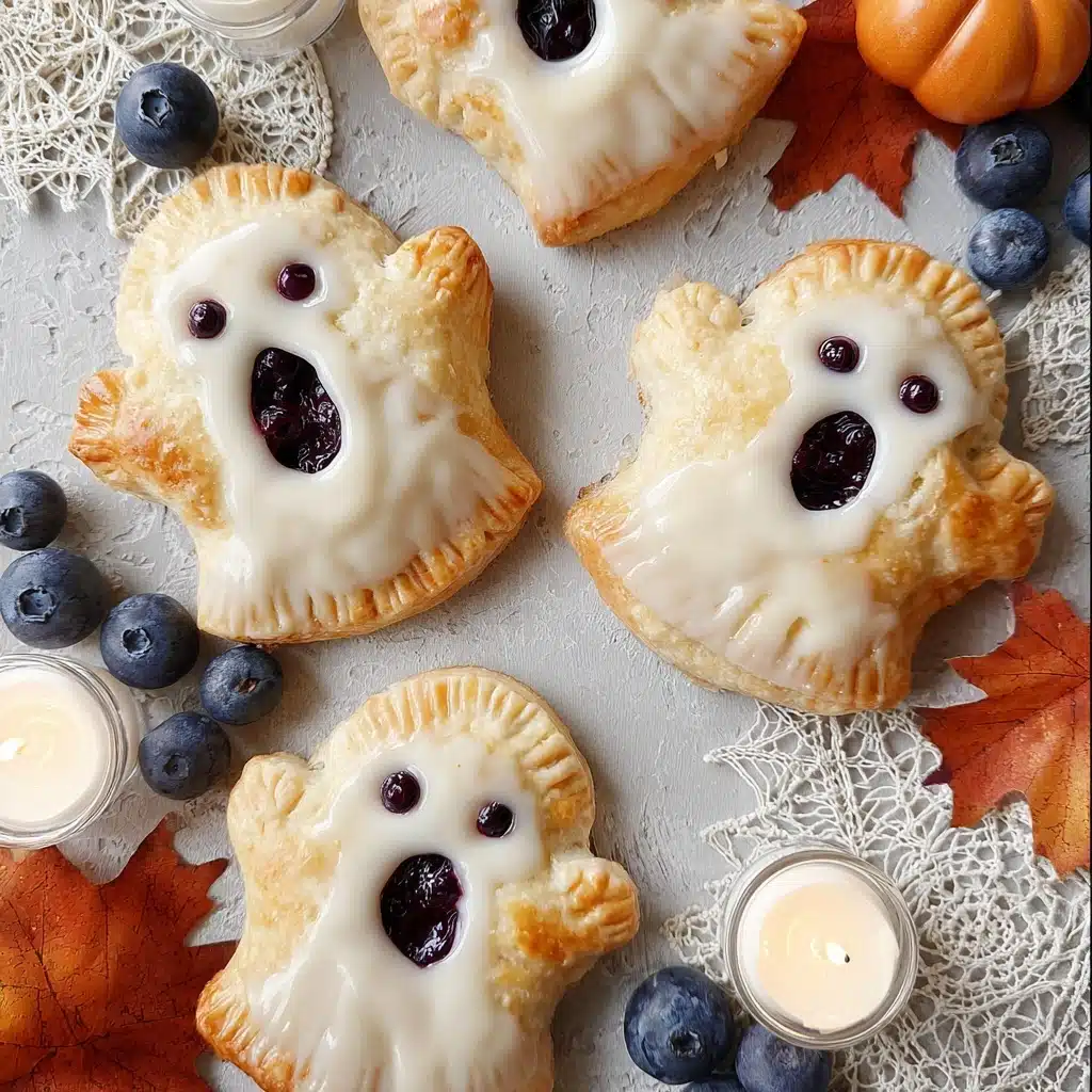 Vegan Blueberry Ghost Hand Pies Recipe - Recipe Image