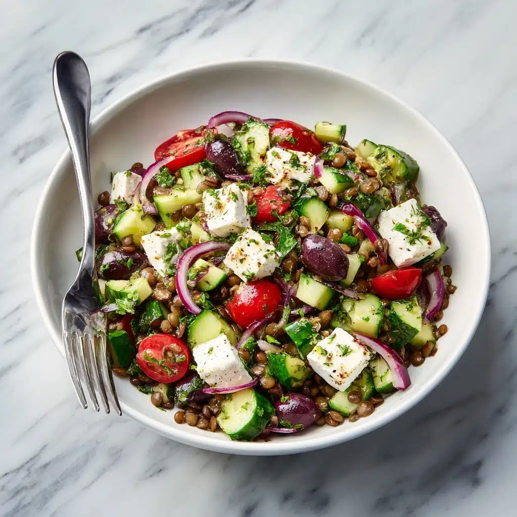 Mediterranean Lentil Salad Recipe - Recipe Image