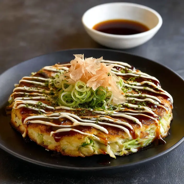 Okonomiyaki - Japanese Savoury Pancakes Recipe