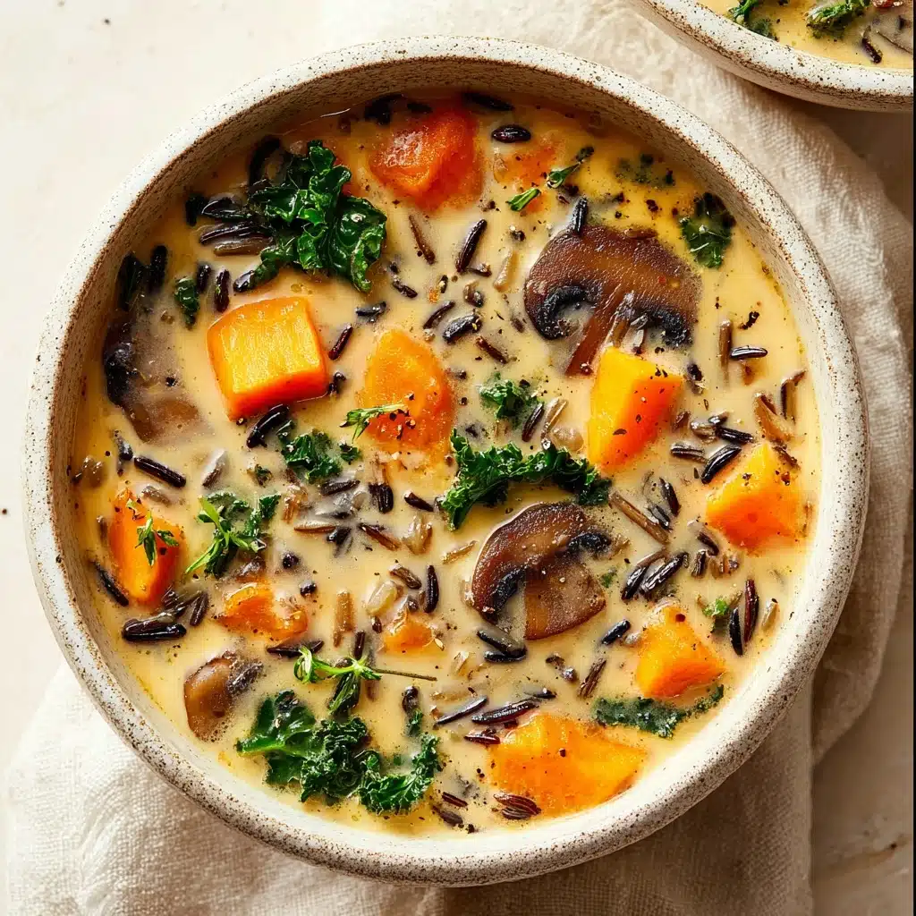 Cozy Autumn Wild Rice Soup Recipe