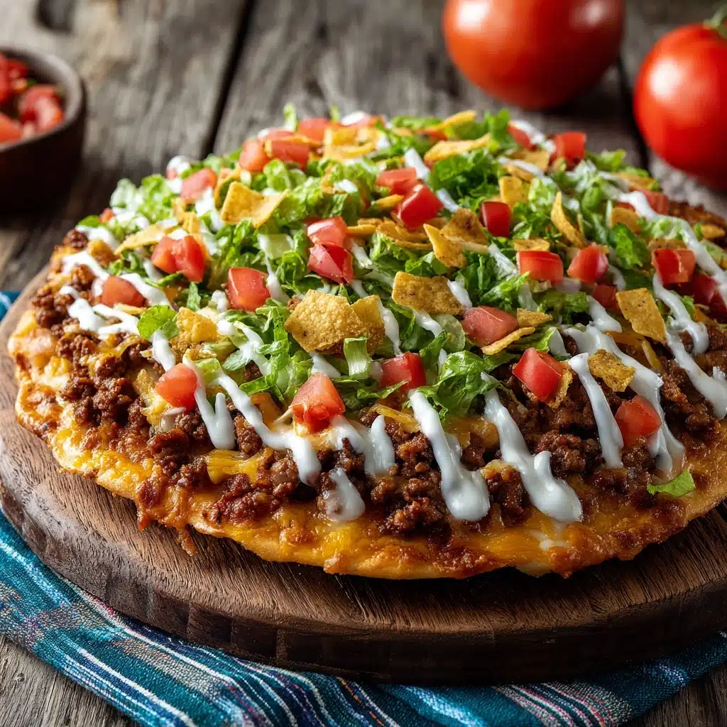Cool Ranch Taco Pizza Recipe - Recipe Image