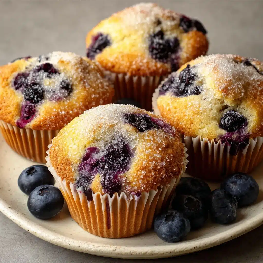 Moist Baked Blueberry Muffins Recipe - Recipe Image