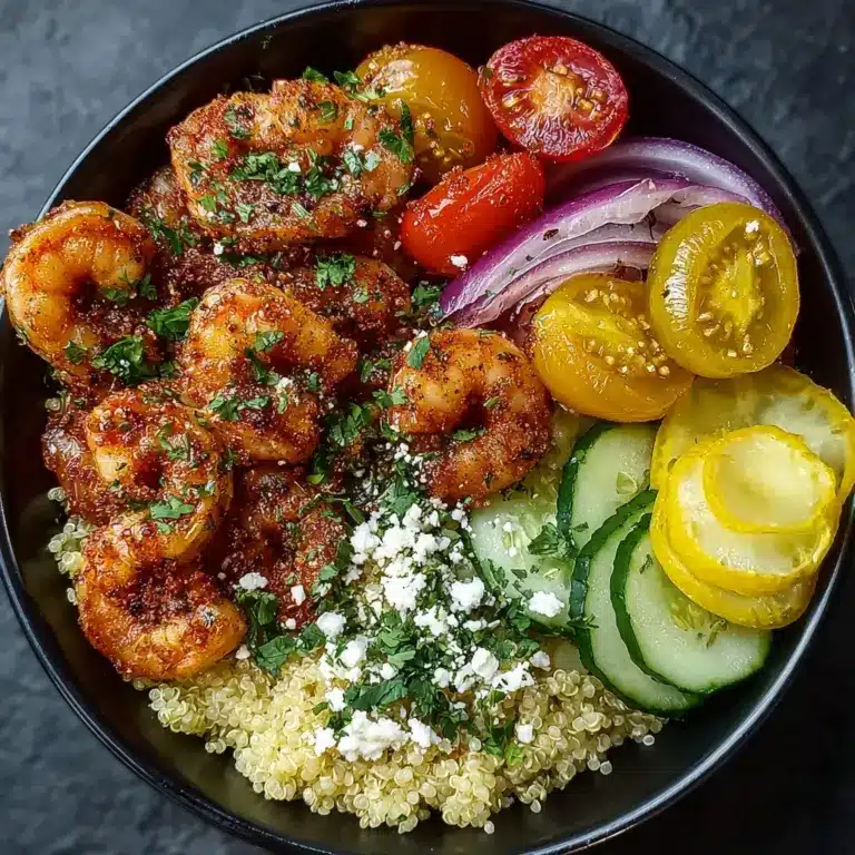 Easy Mediterranean Shrimp Bowls Recipe