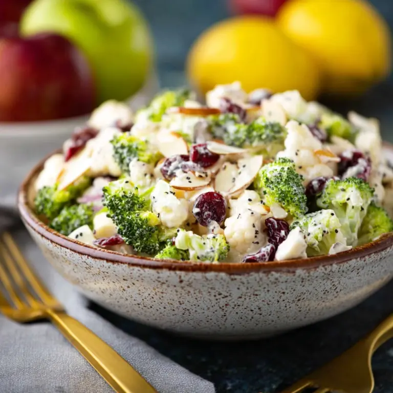 Broccoli Cauliflower Salad Recipe