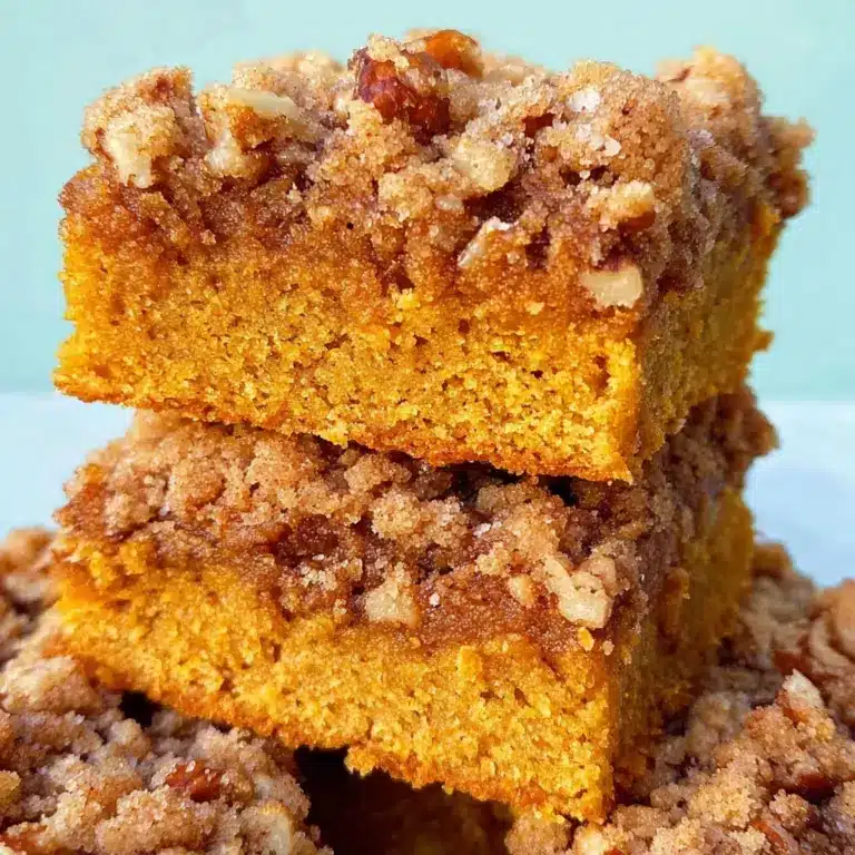 Amish Pumpkin Streusel Coffee Cake Recipe
