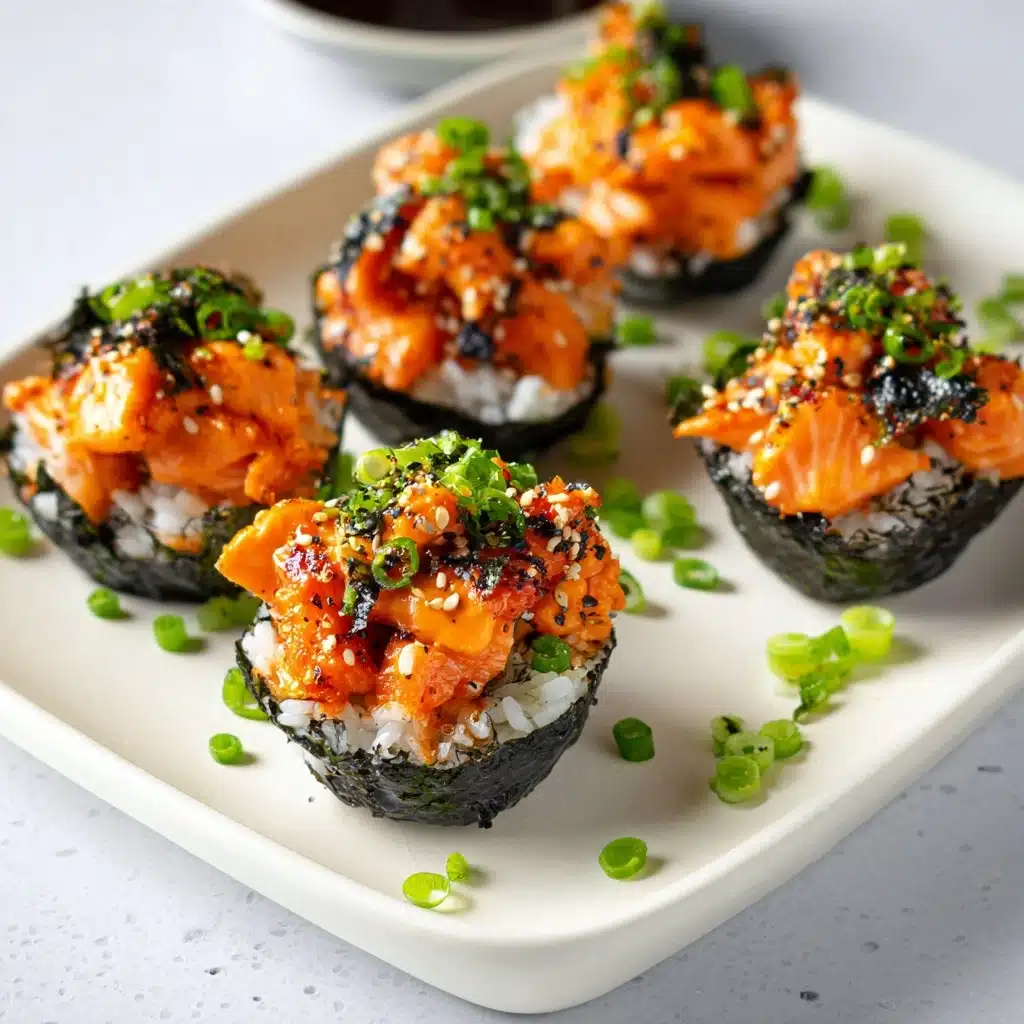 Easy Baked Salmon Sushi Cups (Viral Recipe) Recipe - Recipe Image