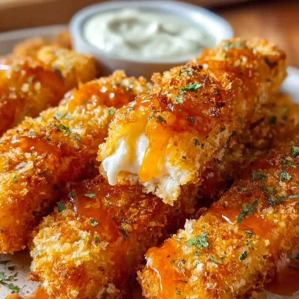 Buffalo Chicken Mozzarella Sticks Recipe - Recipe Image