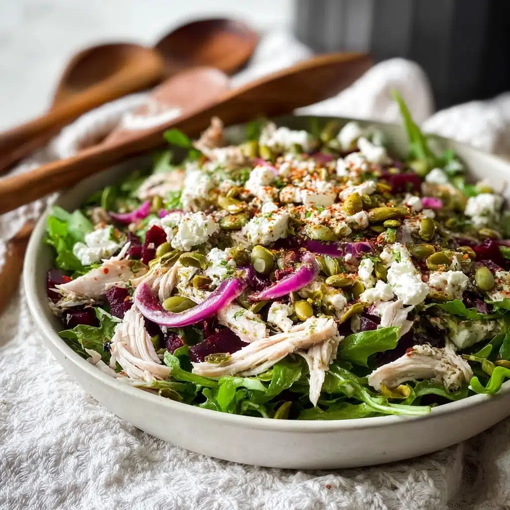 Roasted Veggie & Chicken Glow Salad Recipe