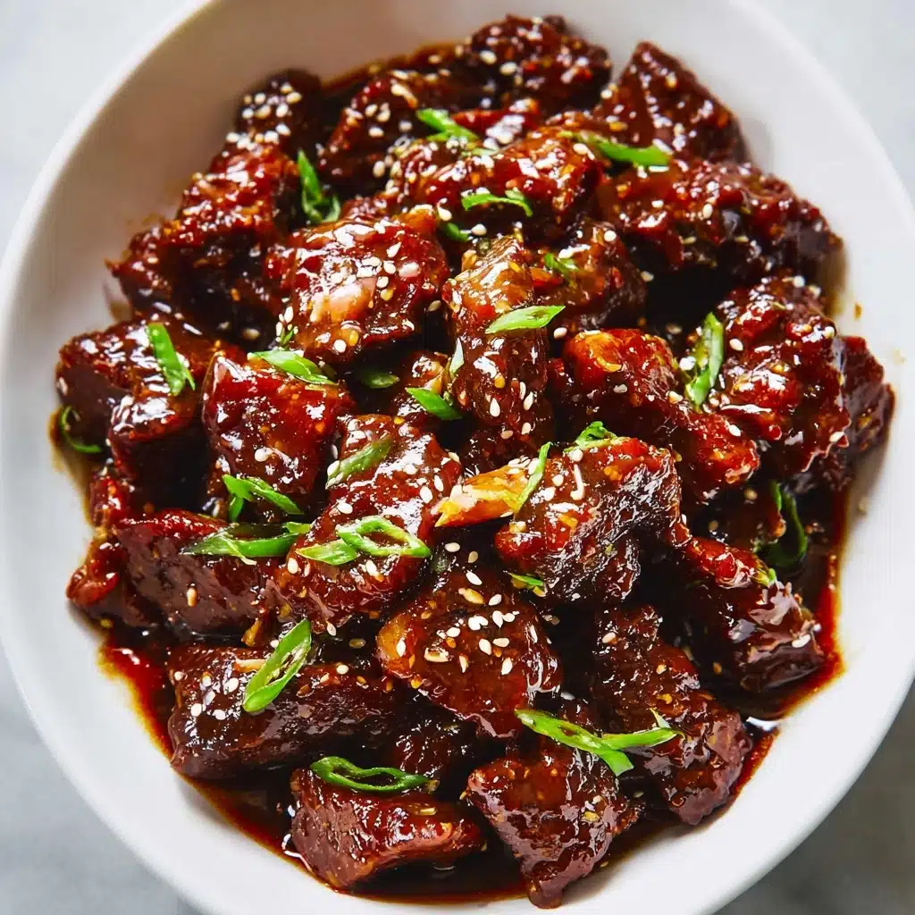 Honey Garlic Steak Bites Recipe
