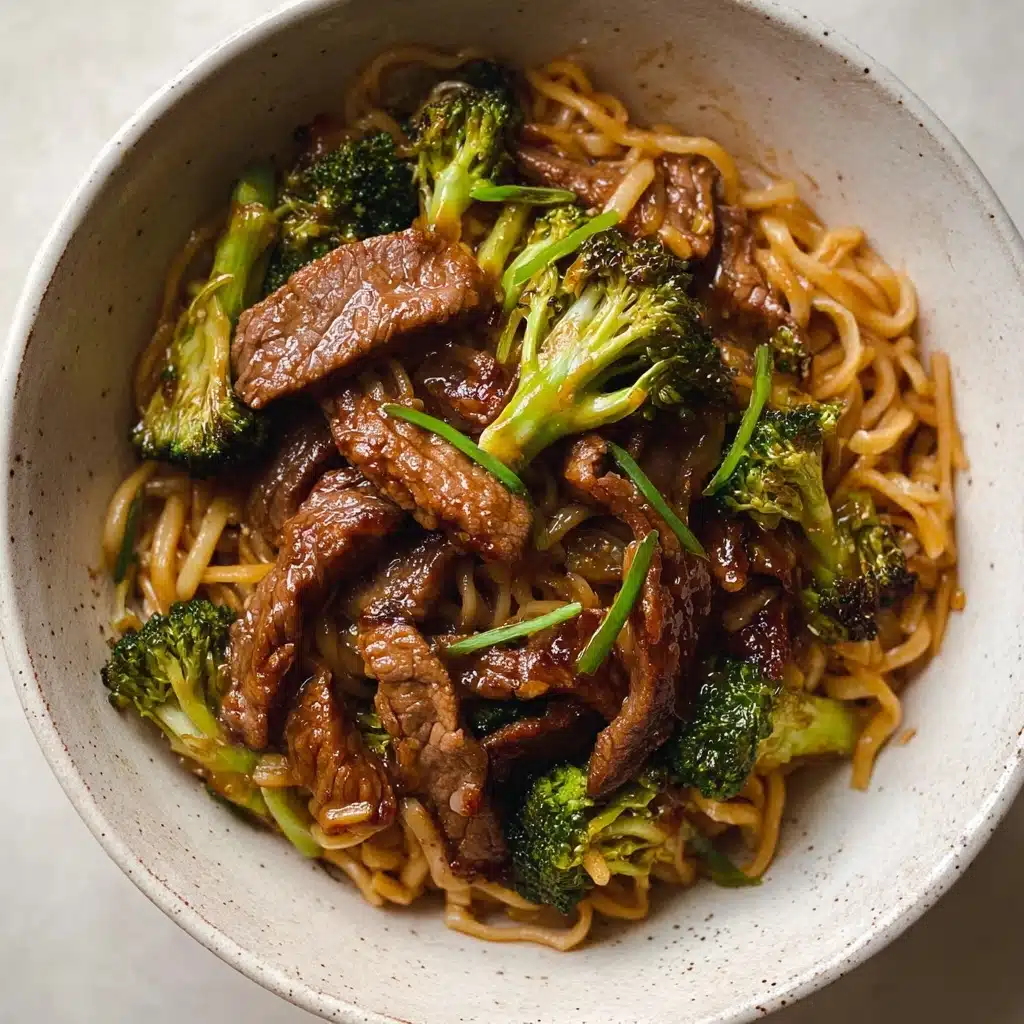 Sheet Pan Beef and Broccoli Ramen Recipe