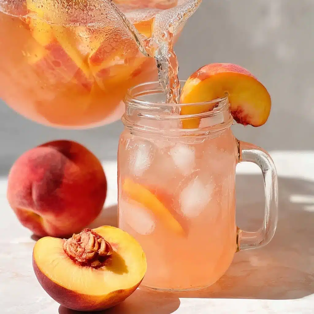 How To Make Peach Lemonade Recipe - Recipe Image