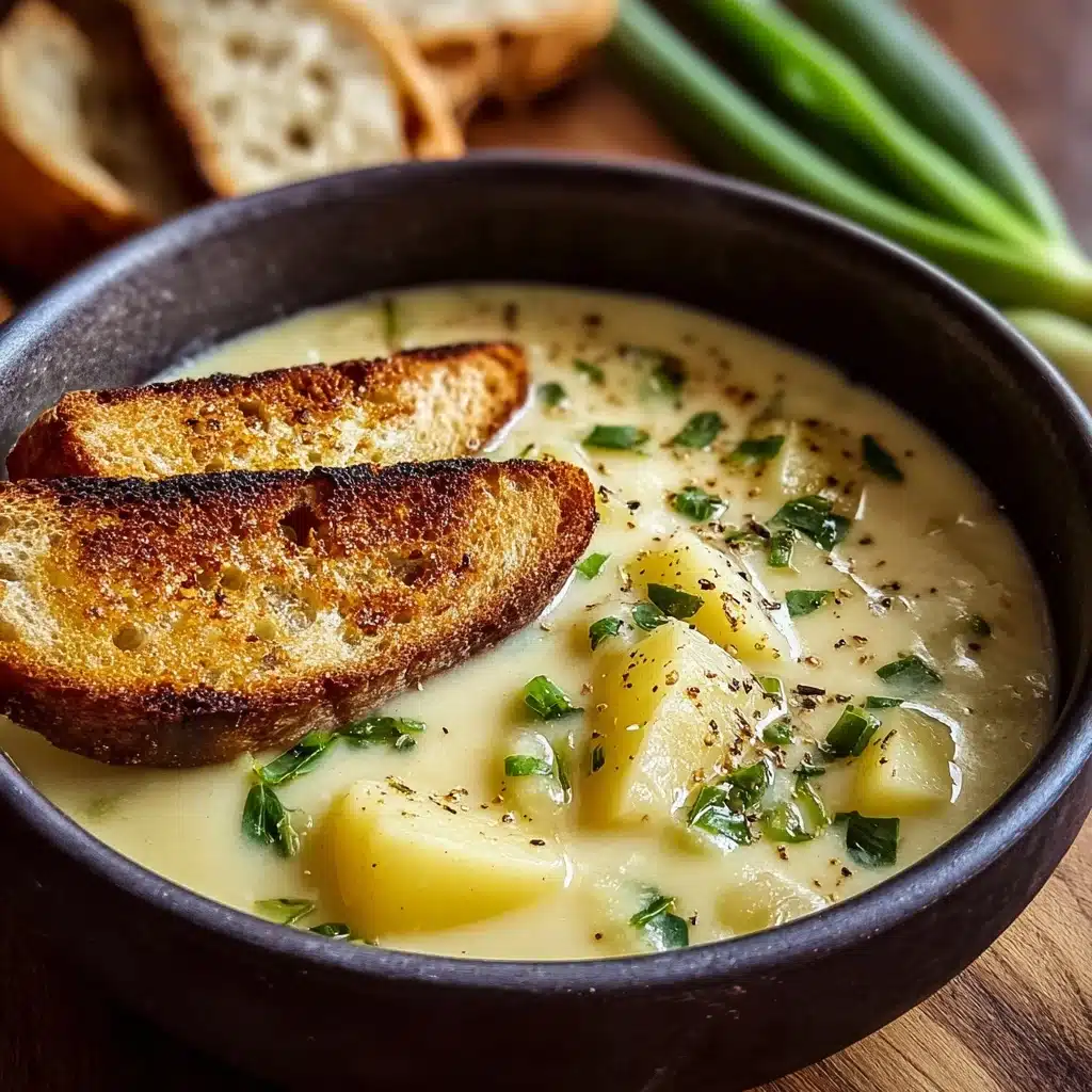 Creamy Potato and Leek Soup Recipe - Recipe Image