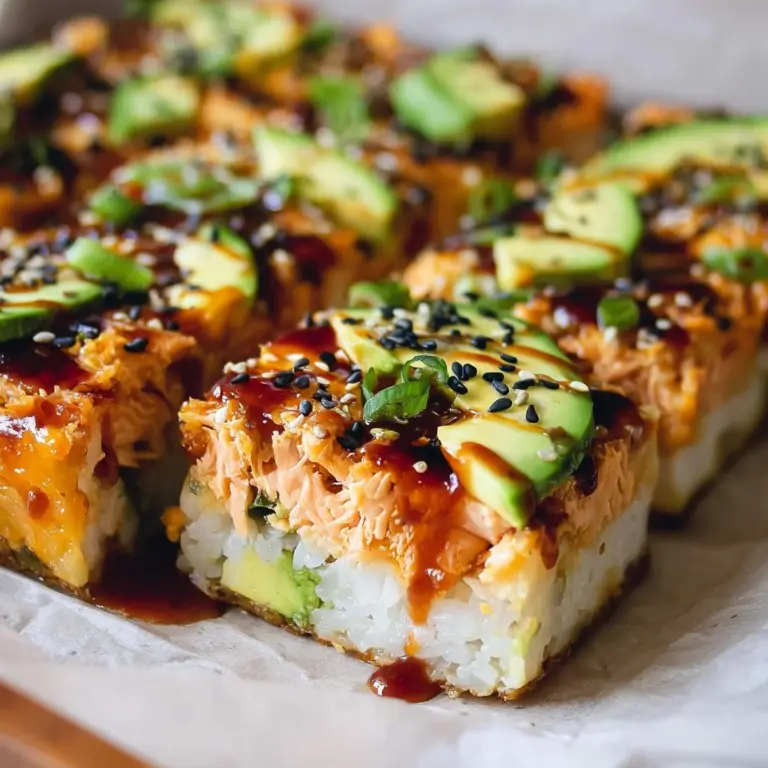Spicy Salmon Sushi Bake: Discover a Flavorful Twist Today! Recipe